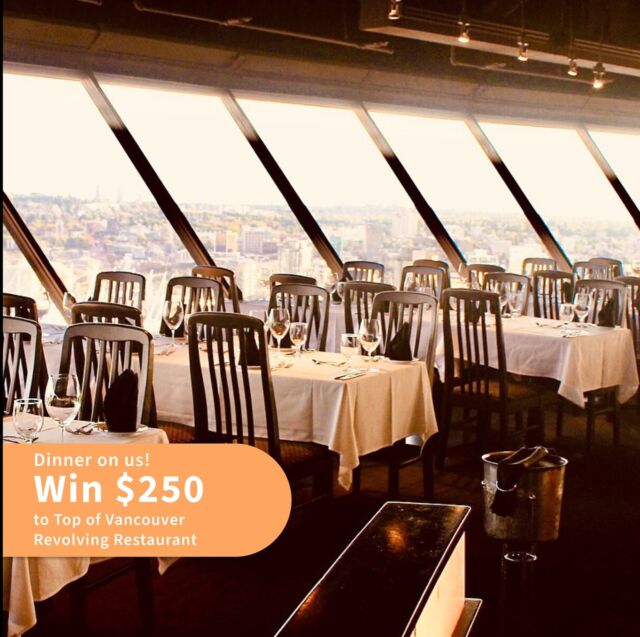 🍽️ GIVEAWAY ALERT! 🍽️

Dine with a view! We’re giving away a $250 gift card to the Top of Vancouver Revolving Restaurant. Enjoy a meal with your family while taking in stunning panoramic views of the city! 🌆

To Enter: 
1️⃣ Like this post ❤️ 
2️⃣ Follow @inyourcommunity 
3️⃣ Tag a friend who would love to come
1 comment = 1 entry. More comments = more entries. 

The contest ends October 14th at 11:59pm and is open to residents of BC and MUST be able to pick up in Metro Vancouver. The contest is not sponsored, endorsed, administered by, or associated with Instagram. 

GOOD LUCK!

Photo Credits: Top of Vancouver Revolving Restaurant
#IYC #TopofVancouverRevolvingRestaurant #InYourCommunity #Giveaway #YourCommunity #DiningWithAView #VancouverBC #MetroVancouver